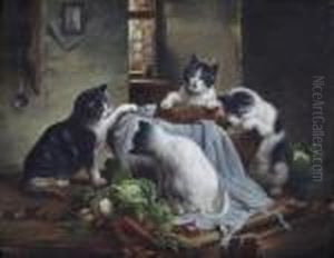 Kittens In Vegetable Basket