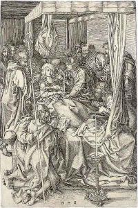 The Death of the Virgin by Martin Schongauer