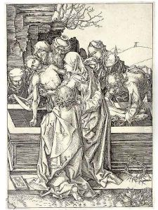 The Entombment by Martin Schongauer