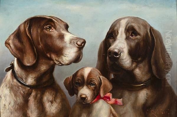 Family Of German Shorthaired Pointers - view 1