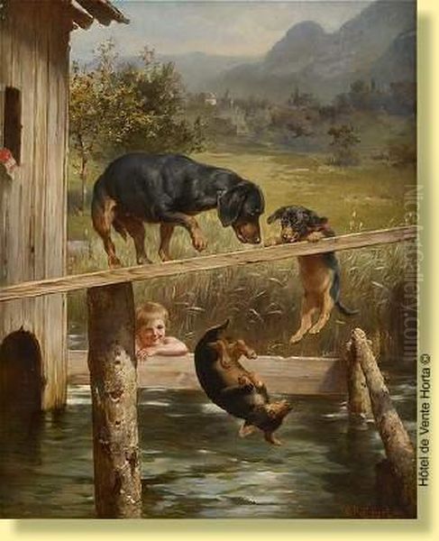 Chiots A L'apprentissage Sous Surveillance - view 1