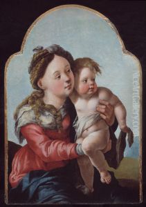 Madonna and Child by Jan Van Scorel
