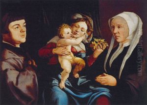 Madonna of the Daffodils with the Child and Donors