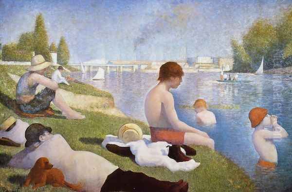 Bathing at Asnieres - view 1