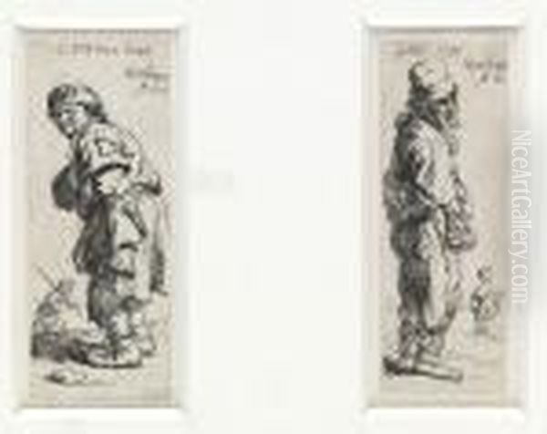 A Peasant Calling Out 'tis Vinnich Hout' - view 1