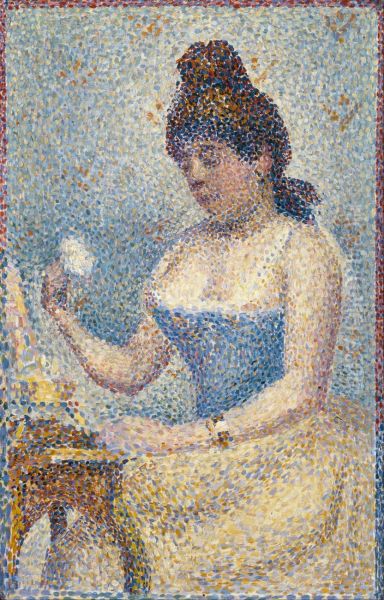 Study for 'Young Woman Powdering Herself' by Georges Seurat