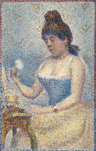Study for 'Young Woman Powdering Herself' by Georges Seurat