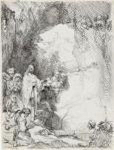 The Raising Of Lazarus by Harmenszoon van Rijn Rembrandt