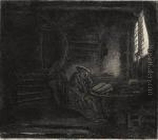 St.jerome In A Dark Chamber - view 1