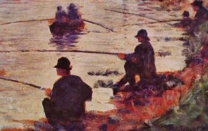 Fishermen by Georges Seurat