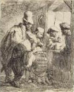 The Strolling Musicians by Harmenszoon van Rijn Rembrandt