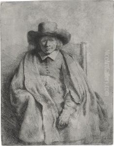 Clement De Jonghe, Printseller by Harmenszoon van Rijn Rembrandt