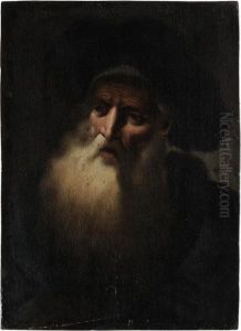 Portrait Of A Bearded Man by Harmenszoon van Rijn Rembrandt