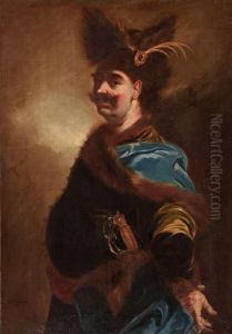 Retrato De Un Caballero Vestido A La Oriental by Harmenszoon van Rijn Rembrandt