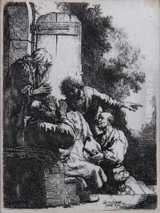 Joseph's Coat Brought To Jacob (bartsch 38)