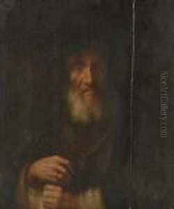 Old Man In A Rich Costume by Harmenszoon van Rijn Rembrandt