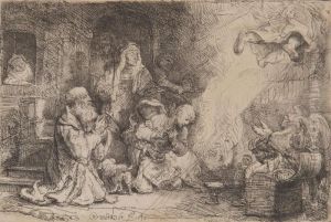 A Small Collection Of Old Testament Subjects by Harmenszoon van Rijn Rembrandt