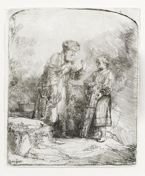 Abraham And Isaac - view 1