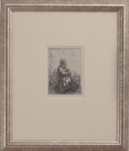 St. Jerome Kneeling In Prayer by Harmenszoon van Rijn Rembrandt