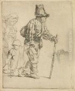 Peasant Family On The Tramp