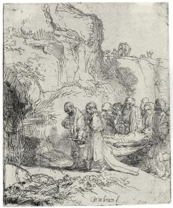 Christ Carried To The Tomb by Harmenszoon van Rijn Rembrandt
