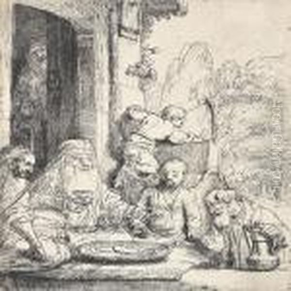 Abraham Entertaining The Angels - view 1