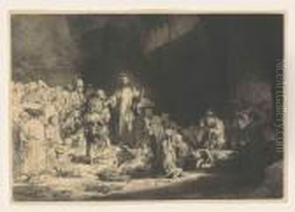 Christ Healing The Sick: 'the Hundred Guilder Print' - view 1