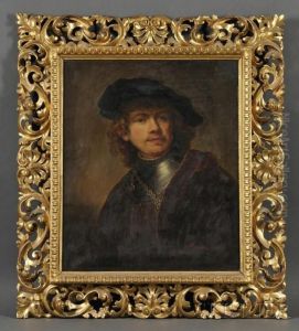 Self-portrait As A Young Man by Harmenszoon van Rijn Rembrandt