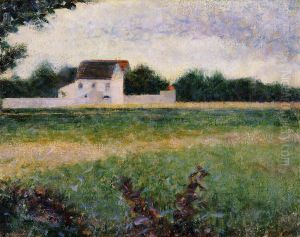 Landscape of the Ile de France by Georges Seurat