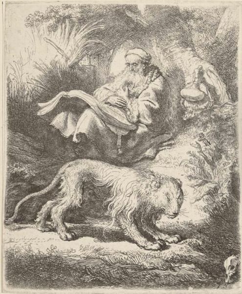 Saint Jerome Reading - view 1