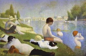 Final Study for 'Bathing at Asnieres