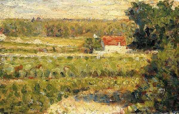 House with Red Roof - view 1