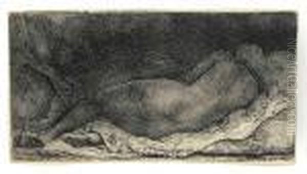 A Negress Lying Down - view 1