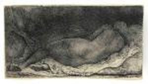 A Negress Lying Down