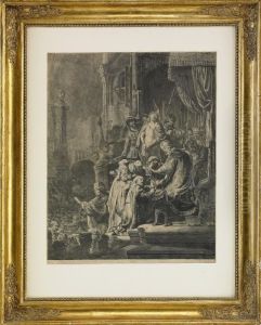 Large Plate by Harmenszoon van Rijn Rembrandt