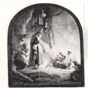 The Raising Of Lazarus by Harmenszoon van Rijn Rembrandt