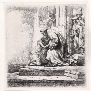 The Return Of The Prodigal Son by Harmenszoon van Rijn Rembrandt