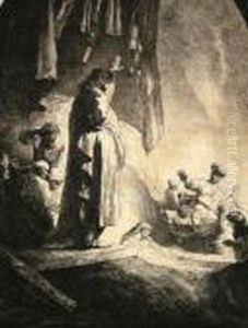 "the Raising Of Lazarus" by Harmenszoon van Rijn Rembrandt