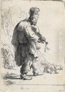 The Blind Fiddler by Harmenszoon van Rijn Rembrandt