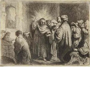 The Tribute Money by Harmenszoon van Rijn Rembrandt