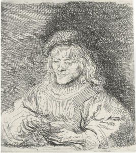The Card Player by Harmenszoon van Rijn Rembrandt