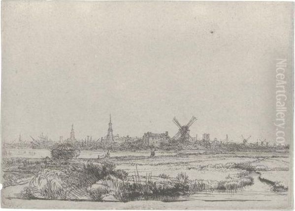 View Of Amsterdam From The North West - view 1