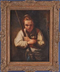 Girl With Broom