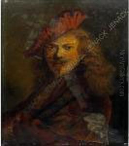 Portrait Of A Gentleman by Harmenszoon van Rijn Rembrandt