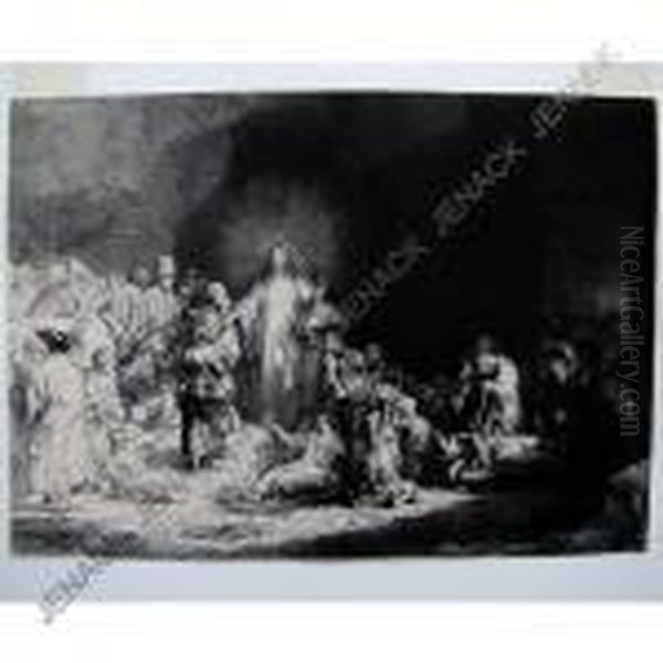 Christ Healing The Sick (the Hundredguilder Print) - view 1
