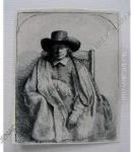 Clement De Jonghe (print Seller) by Harmenszoon van Rijn Rembrandt