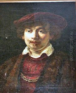Portrait Of The Artist by Harmenszoon van Rijn Rembrandt