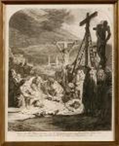 Christ Crucified by Harmenszoon van Rijn Rembrandt