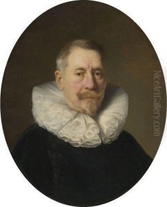 Portrait Of A Grey-haired Man by Harmenszoon van Rijn Rembrandt