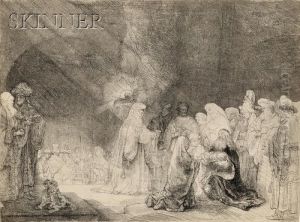 The Presentation In The Temple: Oblong Plate